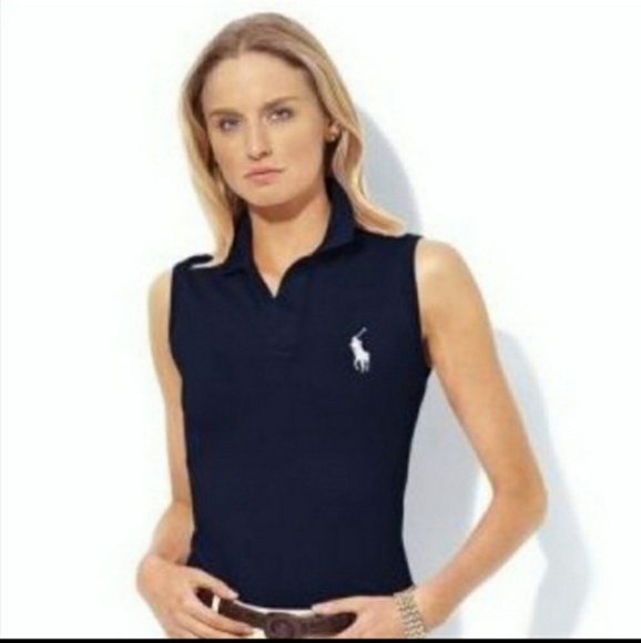 ralph lauren sleeveless polo